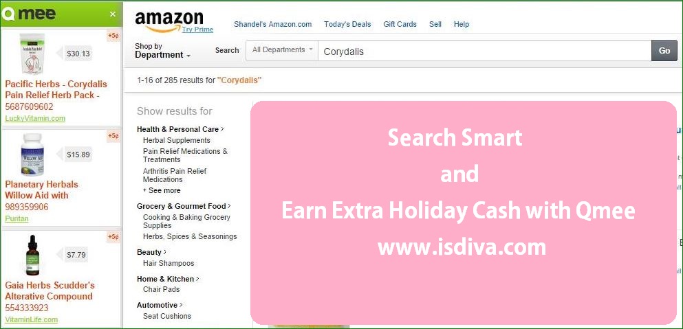 Search Smart and Earn Extra Holiday Cash with Qmee Example Isdiva
