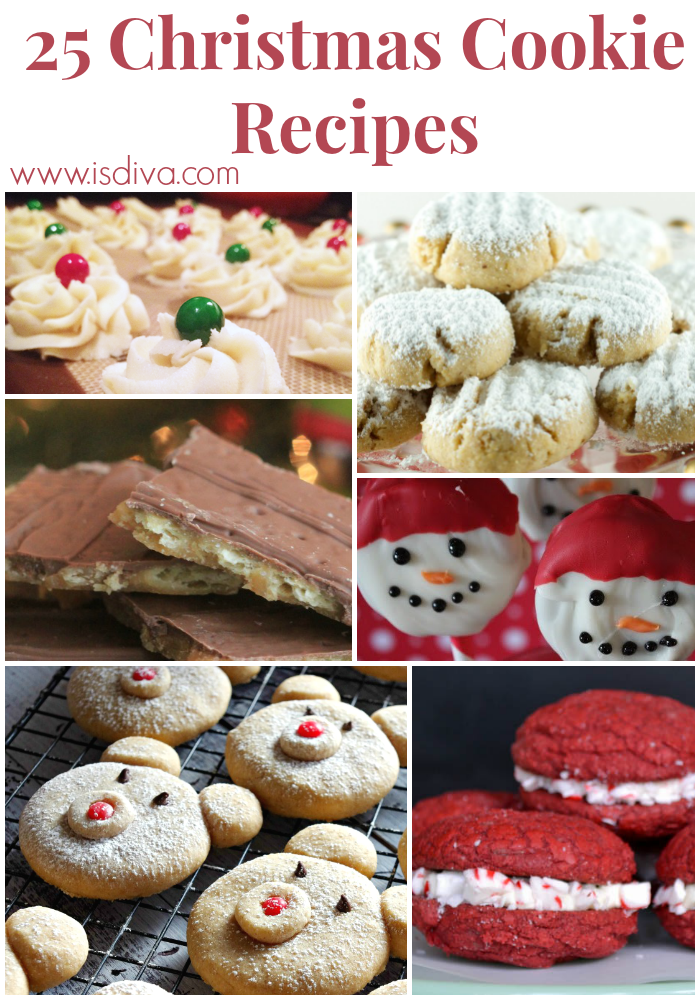 Looking for cookie recipes to take to a cookie swap or fill your holiday tins? Try some of these scrumptious recipes. They're sure to spread some holiday cheer! #christmas #cookies