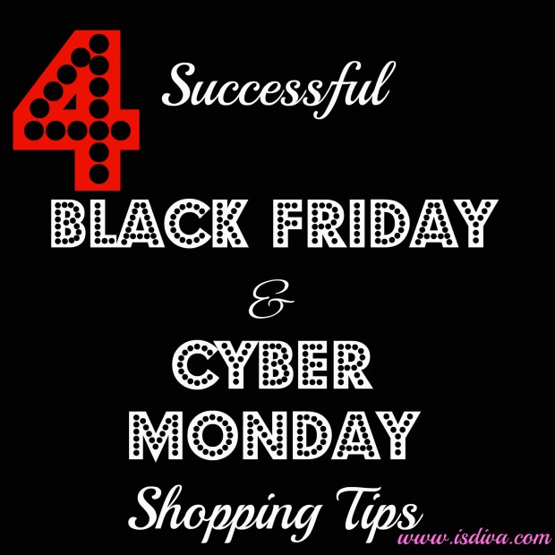 4 Successful Black Friday and Cyber Monday Shopping Tips #sponsored