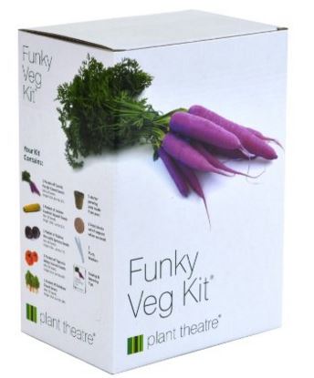 Plant Theatre Funky Veg Kit - 5 Extraordinary Vegetables to Grow - Great Gift