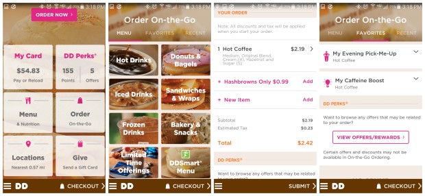 Dunkin Donuts has a new Dunkin Donuts Application that saves you money and time. Download this application today to find the closest Dunkin Donuts to you and take advantages of perks such as Dunkin Donuts coupons. 