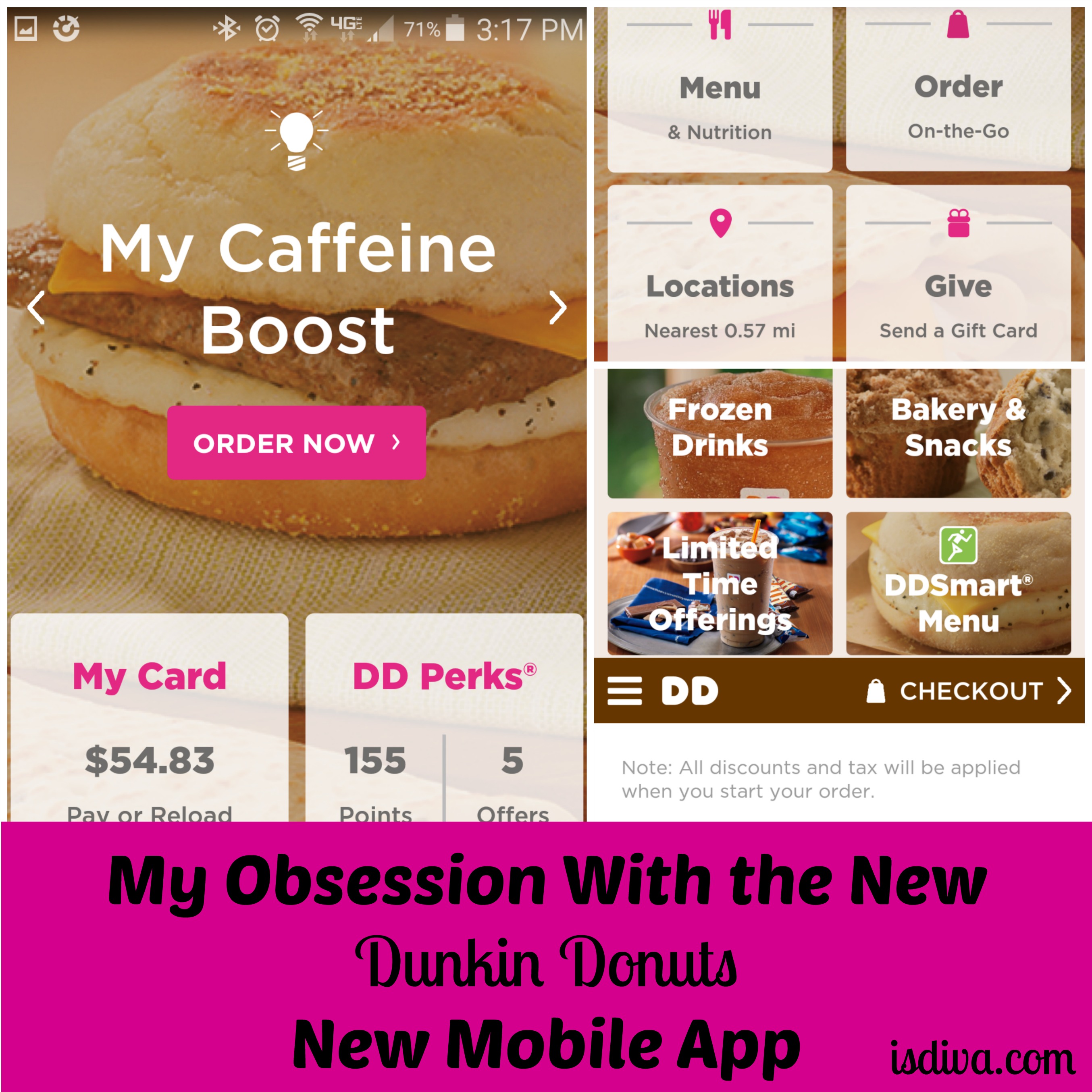 Dunkin Donuts has a new Dunkin Donuts Application that saves you money and time. Download this application today to find the closest Dunkin Donuts to you and take advantages of perks such as Dunkin Donuts coupons.