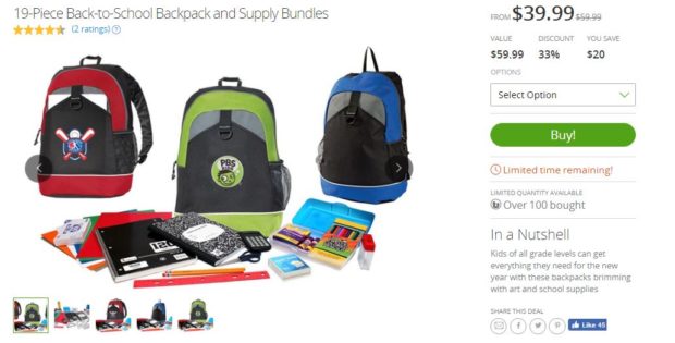 Back to School Shopping Made Easy with #Groupon. It’s tough and expensive going store to store for back to school shopping. But it’s easy with Groupon Goods. #ad