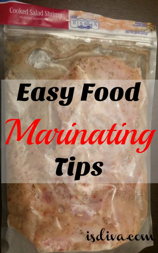 Easy food marinating tips. Are you looking for an easy way to season and marinate your foods without the hassle? This is a quick and easy tip on how to reuse a typical bag to do so. 